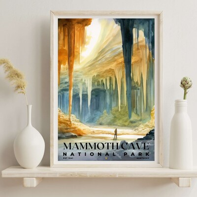 Mammoth Cave National Park Poster, Travel Art, Office Poster, Home Decor | S4 - image6